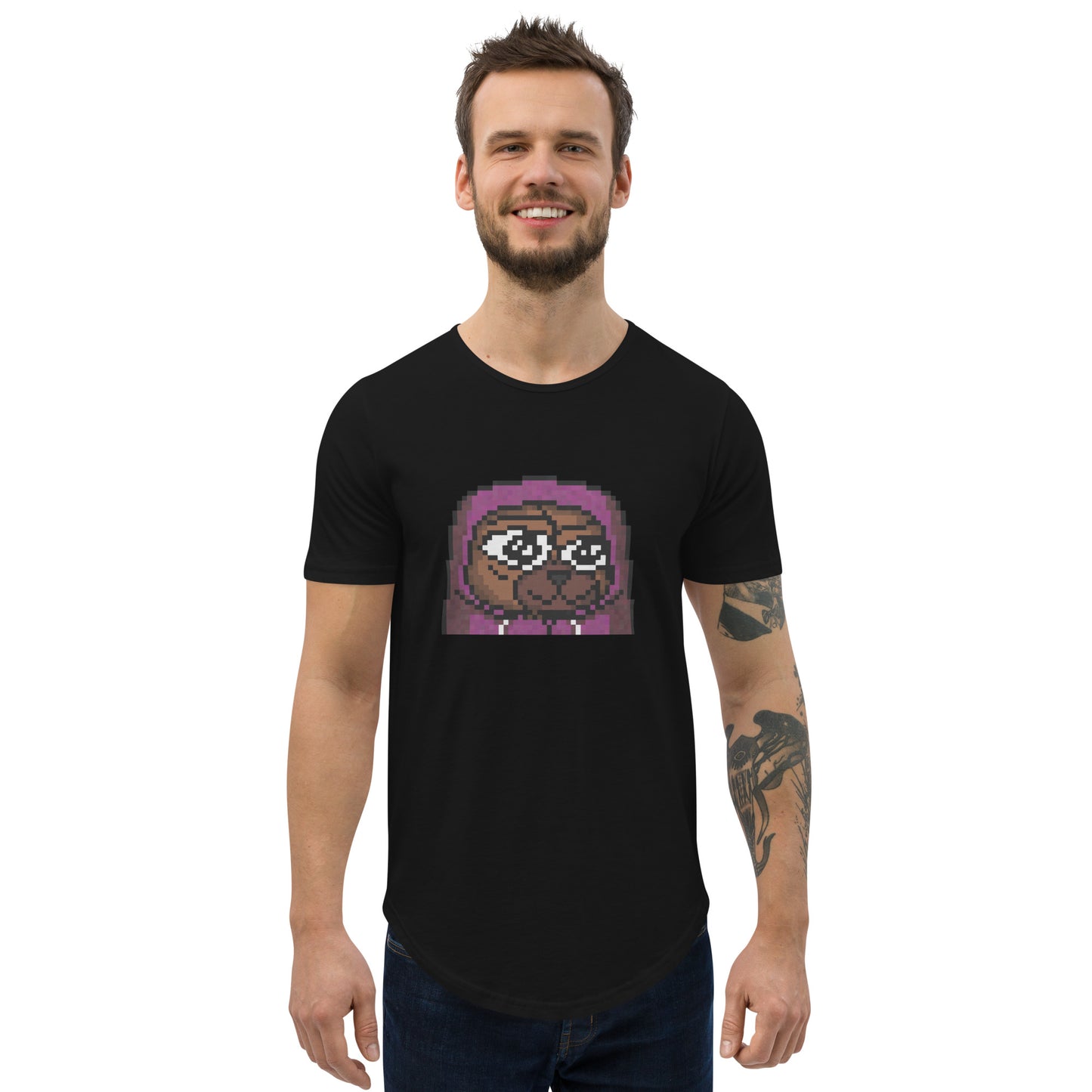 SMOWL Grrr Curved Hem T-Shirt