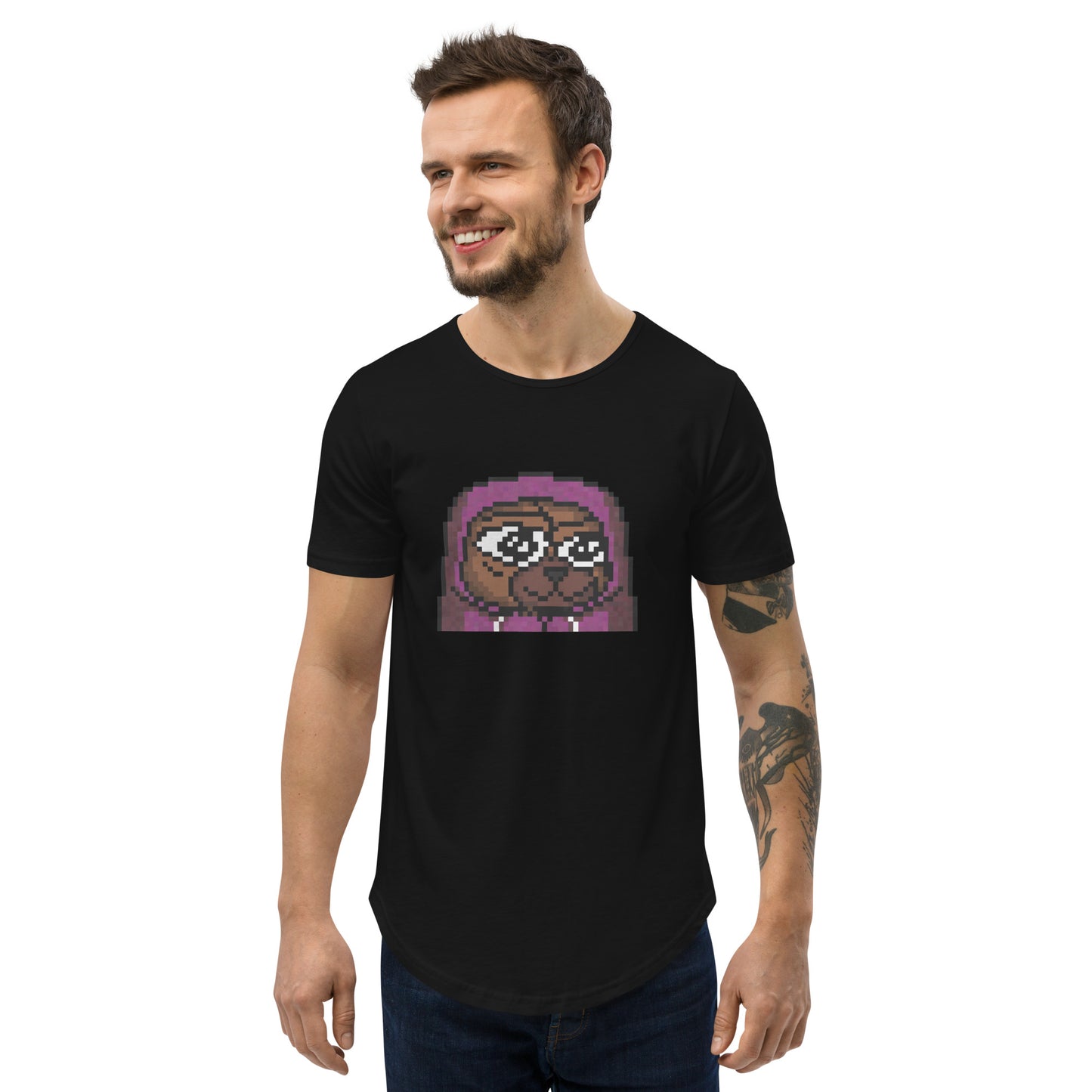 SMOWL Grrr Curved Hem T-Shirt