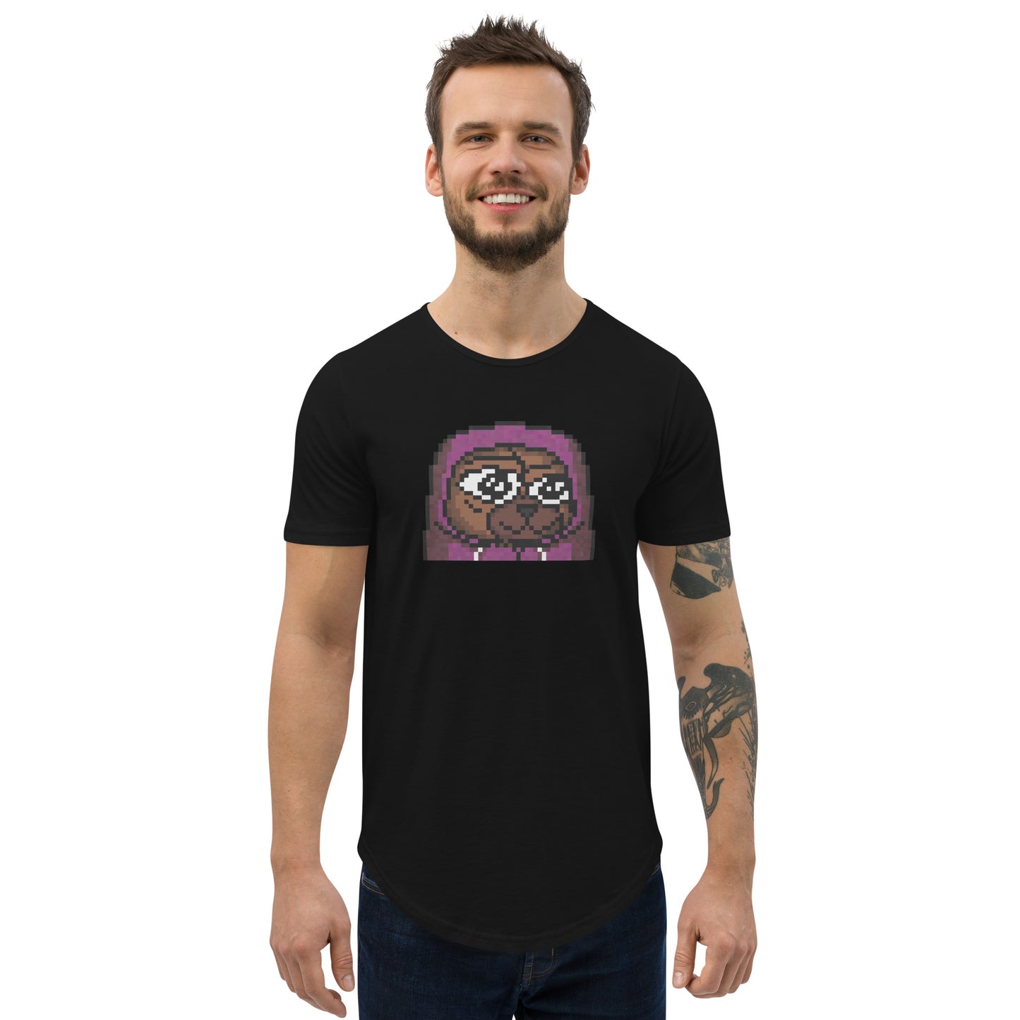 SMOWL Grrr Curved hem T-shirt