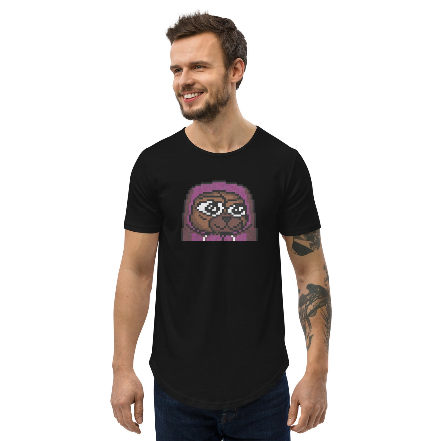 SMOWL Grrr Curved hem T-shirt