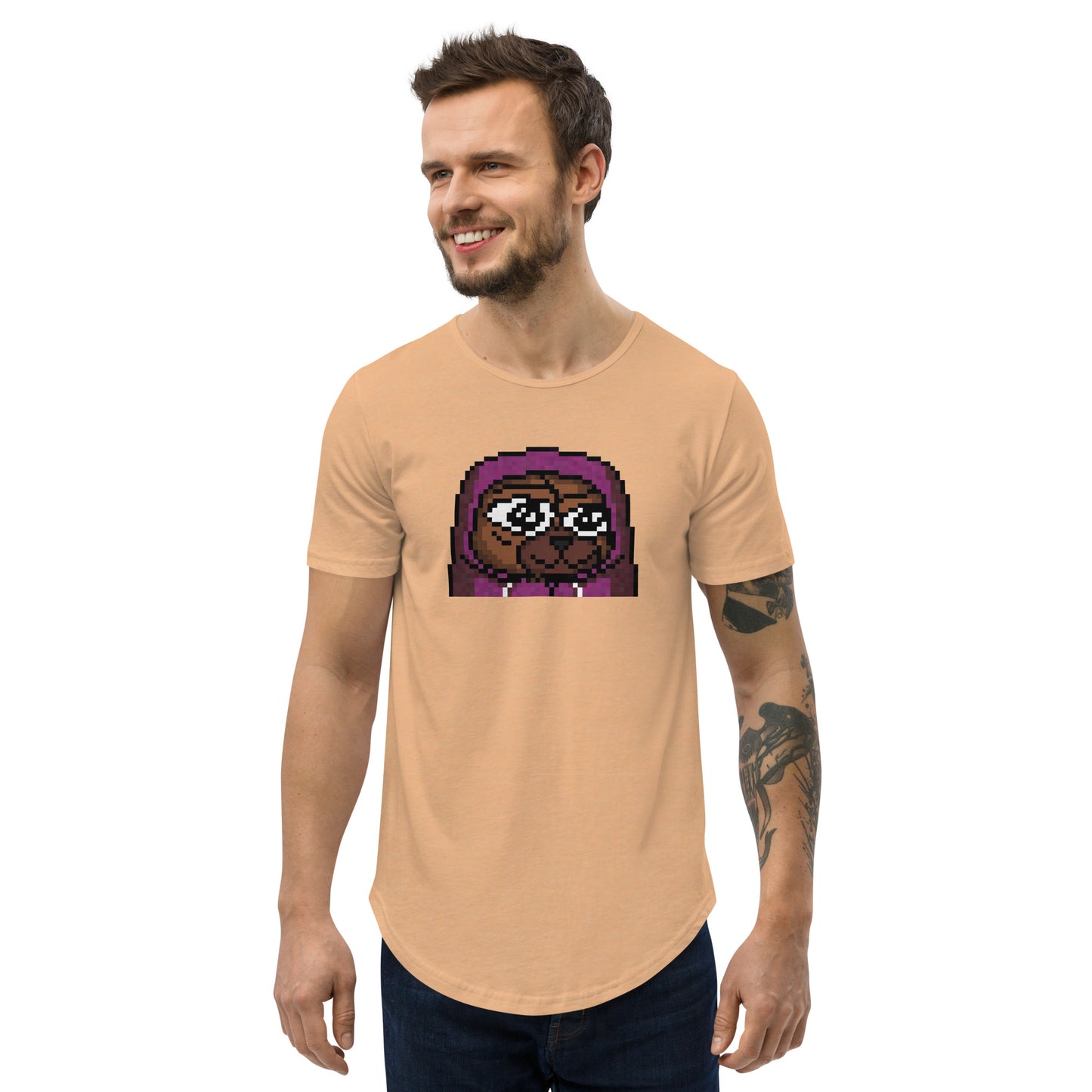 SMOWL Grrr Curved hem T-shirt