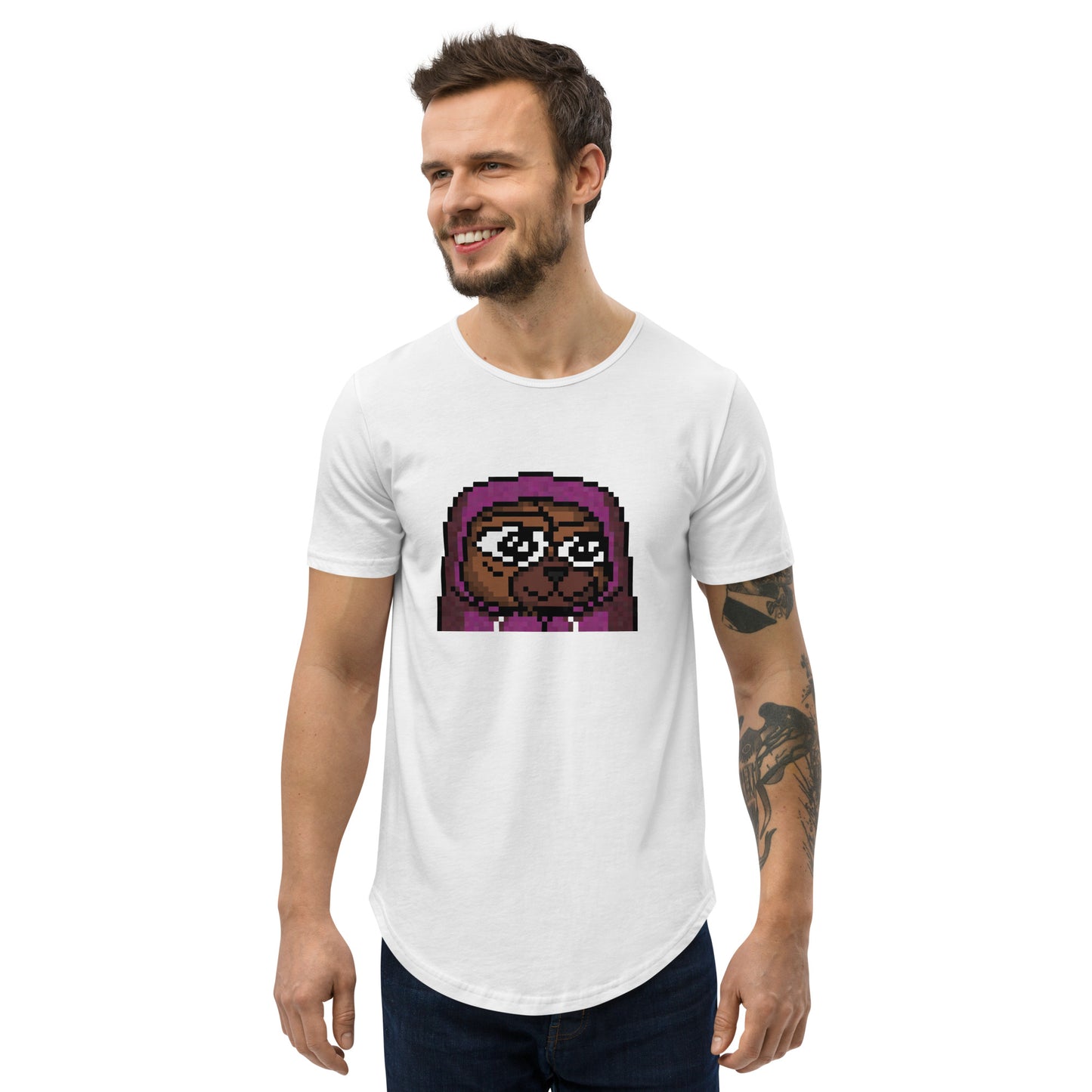 SMOWL Grrr Curved Hem T-Shirt