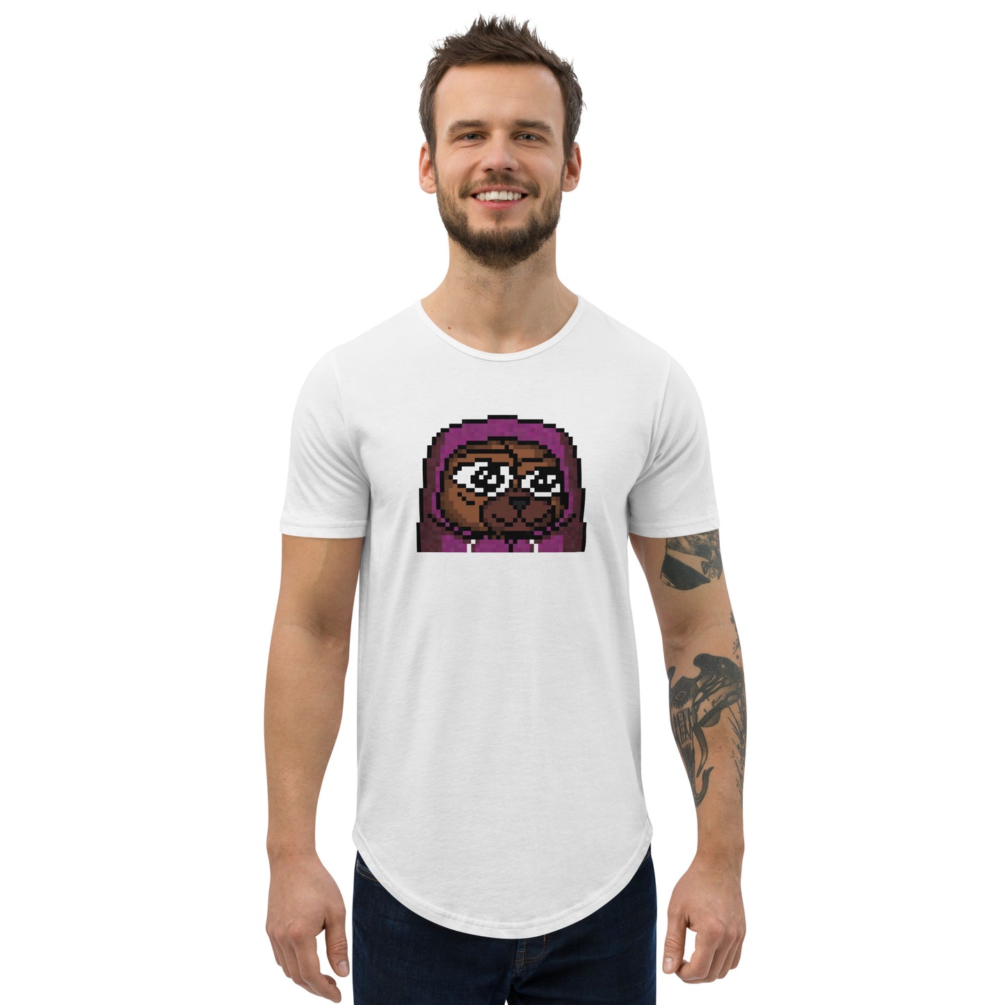 SMOWL Grrr Curved hem T-shirt