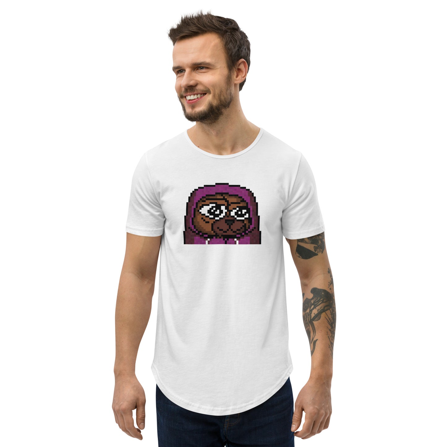 SMOWL Grrr Curved hem T-shirt