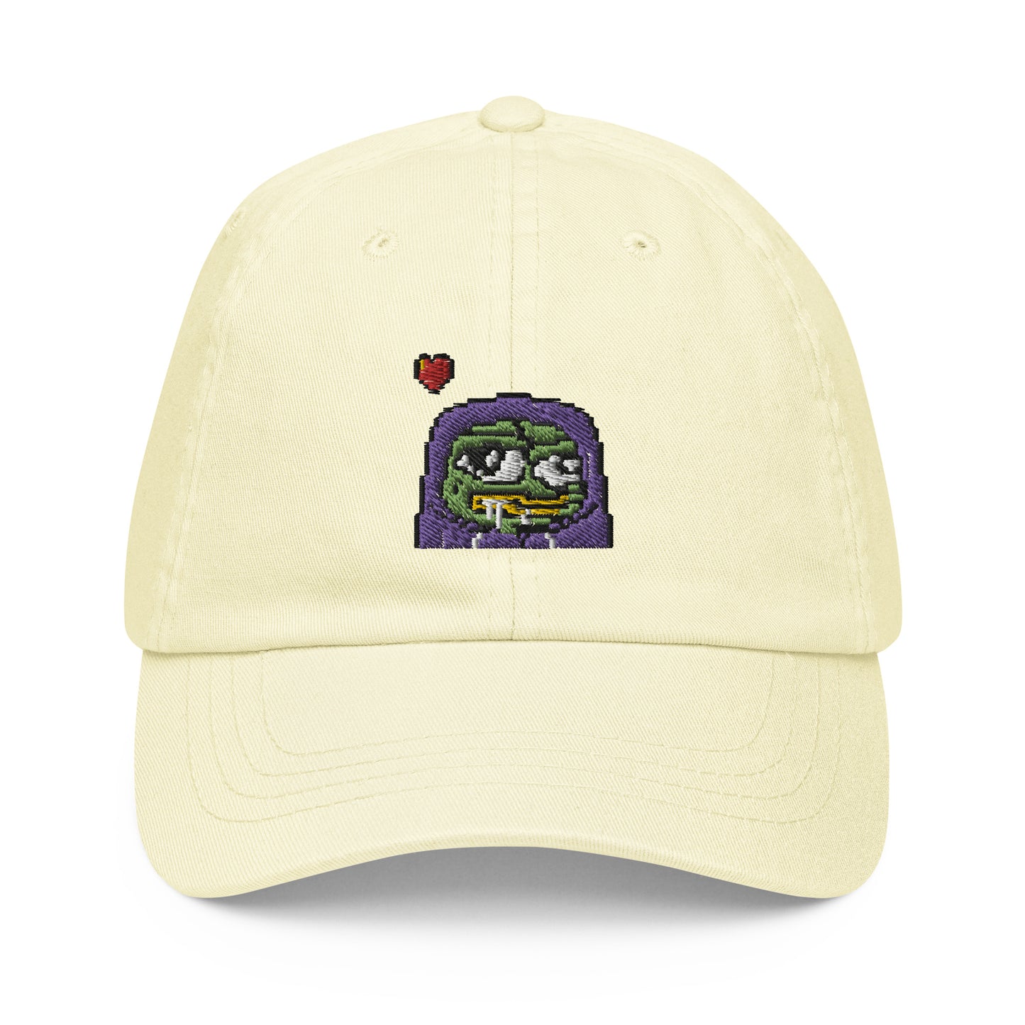 ❤️ SMOWL Pastel Yellow baseball hat