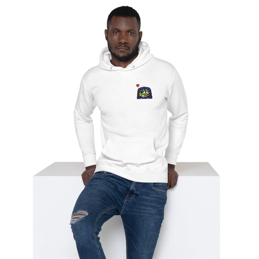 ❤️ SMOWL White Unisex Hoodie