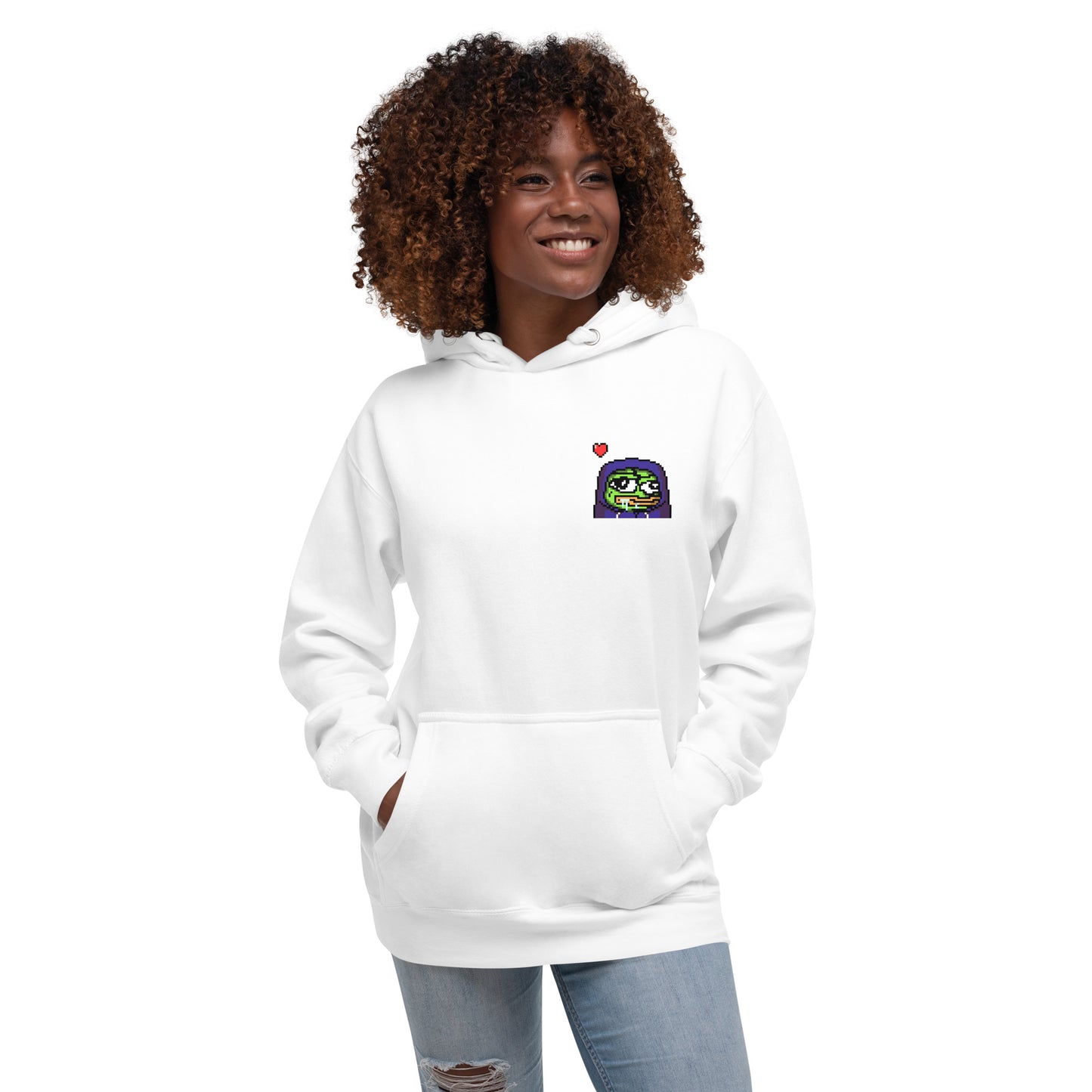 ❤️ SMOWL White Unisex Hoodie